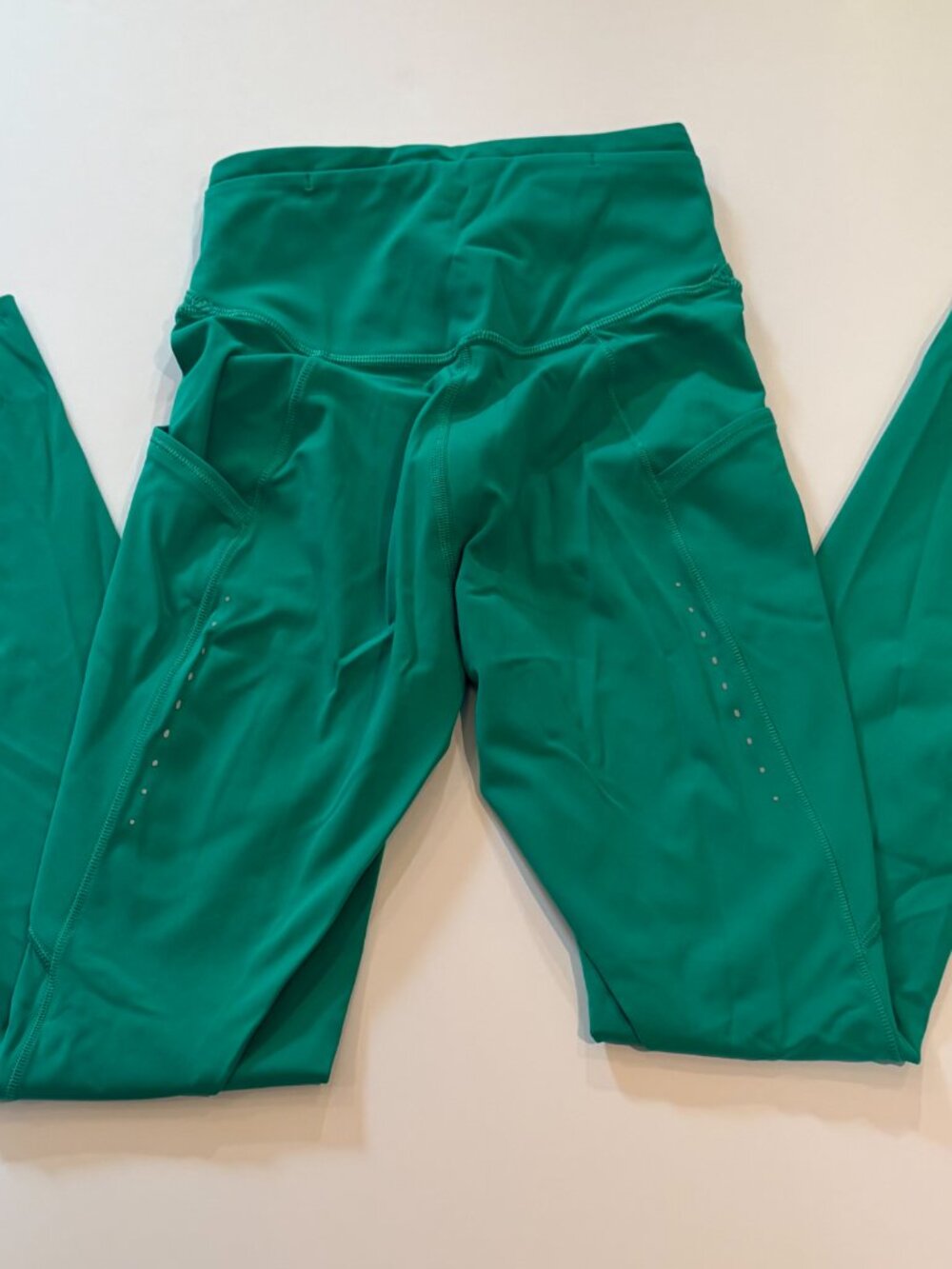 Lululemon Fast and Free High Rise Tight 25" Green Size 0 Nulux Leggings - Picture 2 of 4